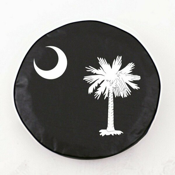 Holland Bar Stool Co 32-1/4" x 12" South Carolina State Flag Tire Cover TCYSCFlgBK